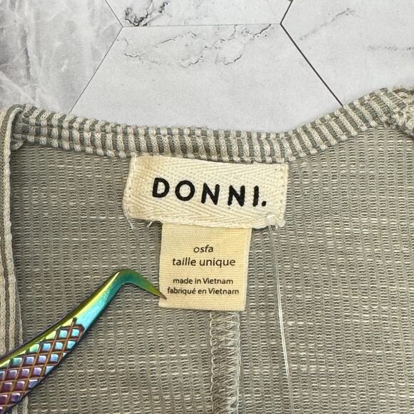 NWT Anthropologie Donni Slouchy Gray Long Open Cardigan OSFA Comfort Loungewear - Picture 2 of 8